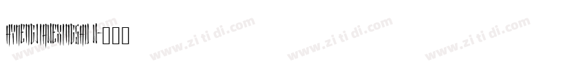 HYMengJiaWexingShu w字体转换